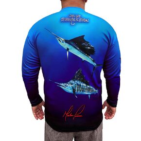 Long Sleeve UV Sun Protection UPF 40+ Lightweight Quick Dry Fishing Shirt Outdoors Swimming Made in USA in Saudi Arabia