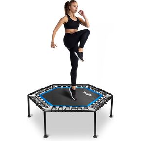 Yes4All Rebounder Trampoline for Adults, 48-Inch, 350 LBS Stable & Silent Exercise Trampoline for Rebounding, Jumping Cardio