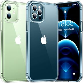 Designed for iPhone 11 Case, [NOT Yellowing] Soft TPU Hard PC Cover, Flexible Bumper Slim Crystal Clear Phone Case for iPhone 11 6.1" (Clear)