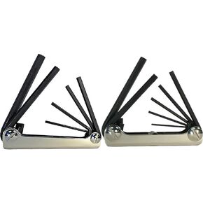 EKLIND 20511 Steel Handle Fold-up Hex Key allen wrench - 5pc set SAE Inch Sizes 3/16-3/8