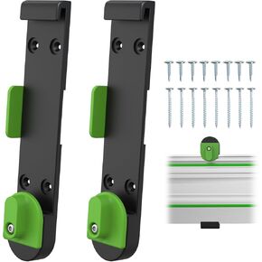 نظام رف المسار النهائي، حامل دليل منشار المسار، رفوف سكة دليل منشار المسار، منظم سكة منشار المسار، نظام تخزين المسار لتركيب معظم أنظمة المسار، مجموعة من اثنين in Kuwait