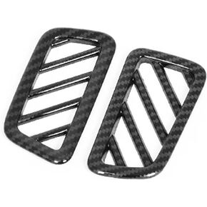 ITrims Center Console AC Air Vent Outlet Cover Trim Decoration 1PC ABS Carbon Fiber Car Accessories for Kia K5 Optima 2020 2021 2022(NOT FIT RHD)