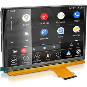8 Inches 55Pin Touch Screen LCD Monitor Radio Navigation Fit for Chevy Silverado Tahoe Colorado Suburban GMC Yukon Sierra Canyon 2015-2018, Digitizer LCD Monitor Replace DJ080PA-01A