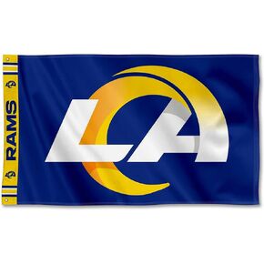 Los Angeles Rams Printed Header 3x5 Foot Banner Flag