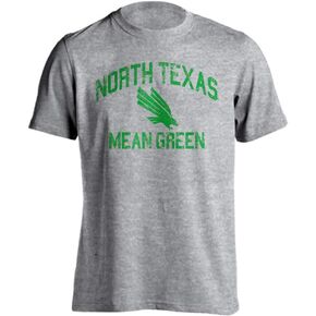 تي شيرت بأكمام قصيرة من North Texas Mean Green Retro المتعثرة