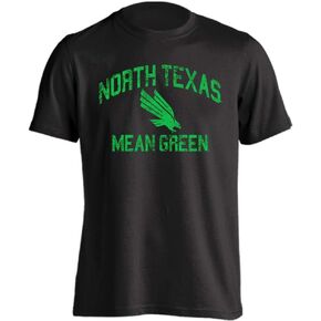 North Texas Mean Green Retro Distressed Short Sleeve T-Shirt