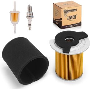 10L0L Tune Up Kit for Yamaha G1 G14 Gas Golf Cart, Replace J10-14417-00 JF7-14450-01, Air Filter Pre-Filter with Spark Plug Fuel Filter