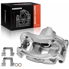 A-Premium Disc Brake Caliper Assembly with Bracket Compatible with Select Saturn Models - SC SL SL1 SL2 1991-2002, SC1 SC2 1993-2002, SW1 1993-1999, SW2 1993-2001, L4 1.9L - Front Left Driver Side