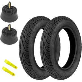 2 Pack E-Bike Tire Kids Bike Tire 12x2.125 with 2 Tubes Strong Grip Compatible Replacement Bicycle Tire for Electrc Bicycle
