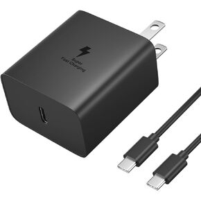 45W Super Fast Charger Type C, S24 S23 S22 USB-C Charger PD/PPS Wall Charging Block for Samsung Galaxy S23 Ultra/S24+/S23+/S22 Ultra/S22+/S22/S21/S20 Ultra/Note 10 Plus/Note 20/Note 10 Galaxy Tab S8