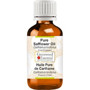 Pure Safflower Oil (Carthamus tinctorius) Cold Pressed 10ml (0.33 oz)