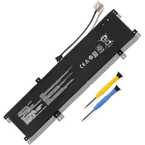 MULS BTY-M55 90Wh Laptop Battery Replacement for MSI Alpha 15 A3DDK A4DEK B5EEK B5EX MSI Alpha 17 B5EEK MSI Pulse GL66 12UGK MSI Sword 15 A11UG 925QA055H 4ICP5/63/133 5845mAh 15.4V