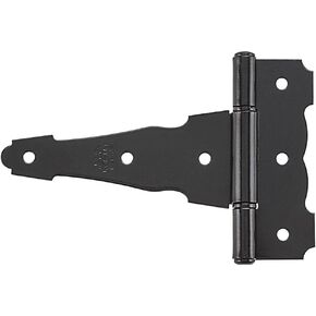 National Hardware N109-041 SPB841 Ornamental T Hinge in Black,4 Inch