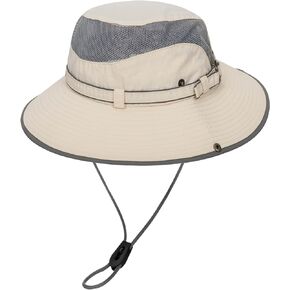 Wide Brim Sun-Hat - UPF 50+ Fishing Hat for Men and Women, Mens Bucket Hats with UV Protection Hiking Beach Hats