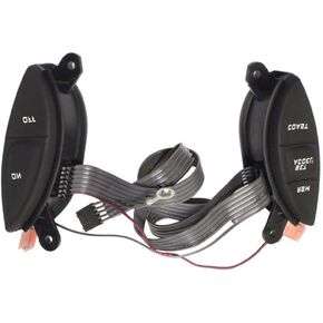 مفتاح التحكم في سرعة عجلة القيادة لسيارة Ford 1998-2003 Ranger، 2001-2005 Explorer Sport Trac، F150، Mercury Mountaineer، Mazda B3000 مجموعة أزرار مفتاح الخطوبة تحل محل # SW-5928، F87Z-9C888-BB in Kuwait