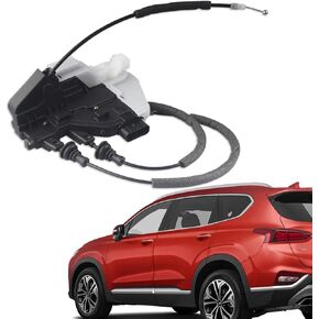 Passenger Side Power Door Lock Actuator Compatible with Hyundai Santa Fe 2013-2019 Replacement Front Right Door Lock Lacth Assembly 81320-2W010