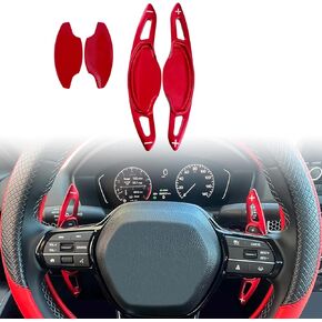 Aluminum Alloy Steering Wheel Shift Paddle Extension Cover is Suitable for Honda Civic 2022-2023，Compatible with Acura Integra 2023