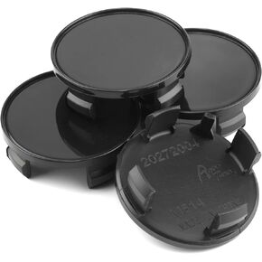 RTrhinoTuning 54mm(2.13in)/49mm(1.92in) Black Wheel Center Caps for M514 4 Pack Replacement Hub Caps
