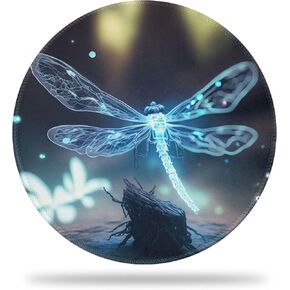 Mouse Pad, White Spider Web Round Desk Mat, 8.8" Red Cellular Background Round Gaming Mouse Pad with Non-Slip Base and Stitched Edge, Round Computer Keyboard Mouse Mat for Home Office Work,0.12" Thick in Kuwait