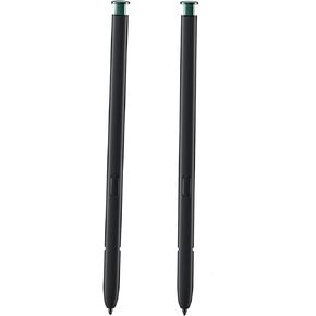2 Pack Black S22 Ultra S Pen Replacement for Samsung Galaxy S22 Ultra Stylus Pen 5G SM-S908U S22 Ultra Stylus Pen (WithoutBluetooth) + Eject Pin (Phantom Black)