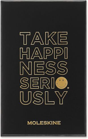 Moleskine Limited Edition Smiley Notebook with Collector's Box, Hard Cover, XS (2.5" x 4.25"), Plain/Blank, Black, 160 Pages in Saudi Arabia