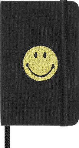Moleskine Limited Edition Smiley Notebook with Collector's Box, Hard Cover, XS (2.5" x 4.25"), Plain/Blank, Black, 160 Pages in Saudi Arabia