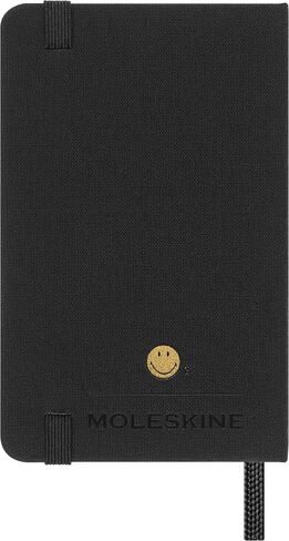 Moleskine Limited Edition Smiley Notebook with Collector's Box, Hard Cover, XS (2.5" x 4.25"), Plain/Blank, Black, 160 Pages in Saudi Arabia