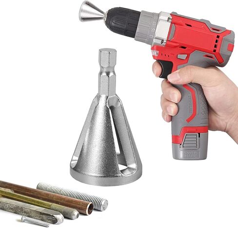 Deburring External Chamfer Tool Reusable Stainless Steel Drill Bit Remove Burr Tool Sturdy Deburring Equipment for Electric Drill Bolts in Kuwait