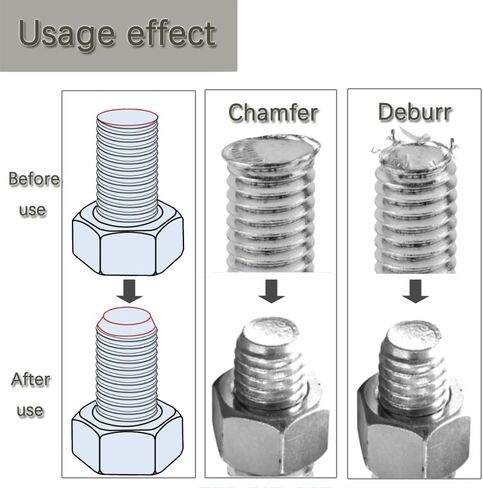Deburring External Chamfer Tool Reusable Stainless Steel Drill Bit Remove Burr Tool Sturdy Deburring Equipment for Electric Drill Bolts in Kuwait