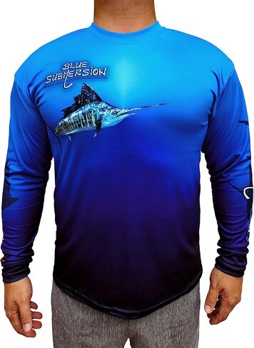 Long Sleeve UV Sun Protection UPF 40+ Lightweight Quick Dry Fishing Shirt Outdoors Swimming Made in USA in Saudi Arabia