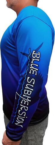 Long Sleeve UV Sun Protection UPF 40+ Lightweight Quick Dry Fishing Shirt Outdoors Swimming Made in USA in Saudi Arabia