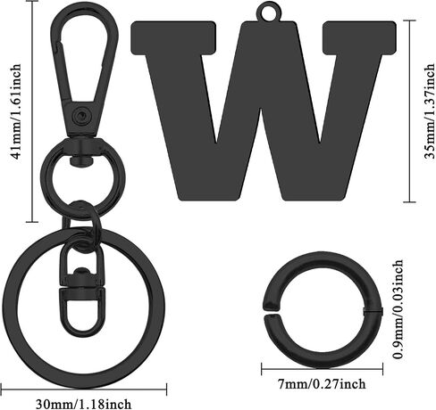 Initial Gifts for Men Letter Keychain Boyfriend Gifts from Girlfriend Alphabet Gifts Initial A-Z Gifts Monogram Gifts in Saudi Arabia