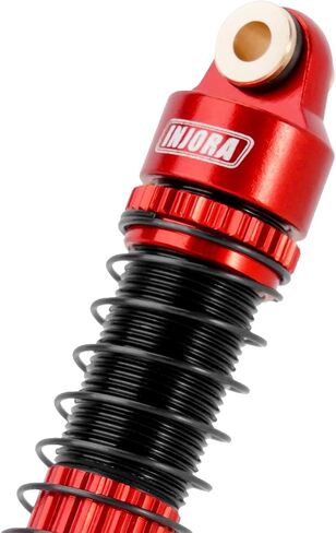 مخمد زيت ممتص الصدمات من INJORA 53 مم لـ Redcat Ascent18 1/18 RC ترقية الزاحف (أسود فضي) in Saudi Arabia