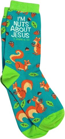 جوارب Kerusso للبالغين - سنجاب - تركواز - مقاس واحد يناسب الجميع in Kuwait