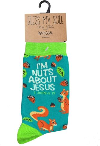 جوارب Kerusso للبالغين - سنجاب - تركواز - مقاس واحد يناسب الجميع in Kuwait