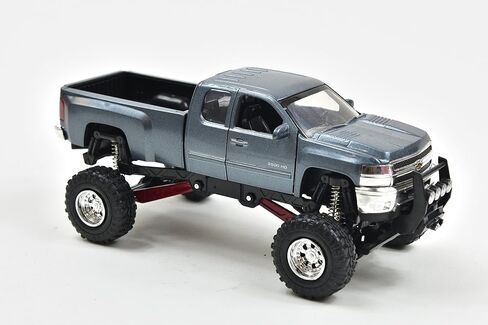 جديد Ray Silverado 2500 Hd Die Cast شيفروليه مع تعليق 1/32° 54526 أزرق، ذكر in Saudi Arabia