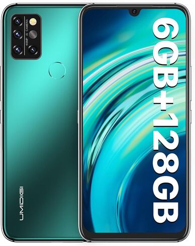 UMIDIGI A9 Pro هاتف خلوي غير مقفل، Helio P60، 6 جيجابايت + 128 جيجابايت قابلة للتوسيع 256 جيجابايت، شاشة لمس FHD 6.3 بوصة، زجاج منحني مزدوج الجوانب 2.5D، كاميرا رباعية 48 ميجابكسل، 4150 مللي أمبير في الساعة، شريحة اتصال عالمية مزدوجة 4G Volte in Kuwait