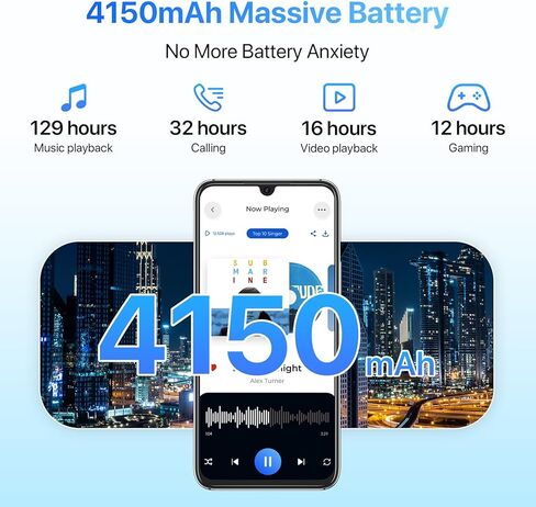UMIDIGI A9 Pro هاتف خلوي غير مقفل، Helio P60، 6 جيجابايت + 128 جيجابايت قابلة للتوسيع 256 جيجابايت، شاشة لمس FHD 6.3 بوصة، زجاج منحني مزدوج الجوانب 2.5D، كاميرا رباعية 48 ميجابكسل، 4150 مللي أمبير في الساعة، شريحة اتصال عالمية مزدوجة 4G Volte in Kuwait