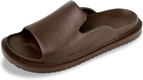 Mens and Womens Sandals Comfortable Sandals with Arch Support Slides For Women and Men Summer Sandals Cloud Slides Shower Shoes Slip On Open Toe in Saudi Arabia
