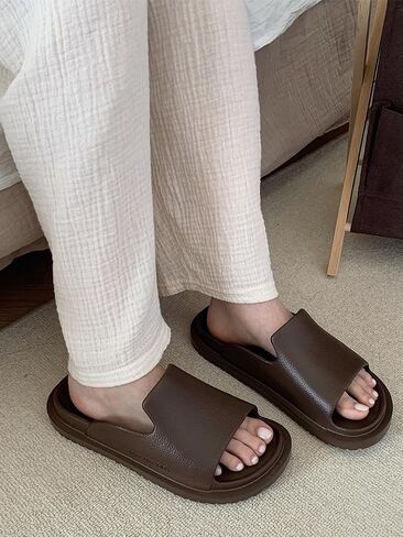 Mens and Womens Sandals Comfortable Sandals with Arch Support Slides For Women and Men Summer Sandals Cloud Slides Shower Shoes Slip On Open Toe in Saudi Arabia