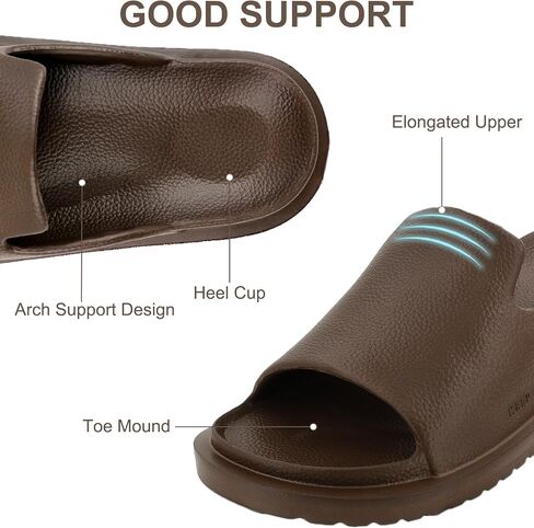 Mens and Womens Sandals Comfortable Sandals with Arch Support Slides For Women and Men Summer Sandals Cloud Slides Shower Shoes Slip On Open Toe in Saudi Arabia