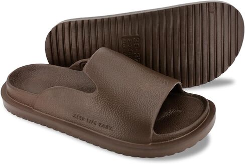 Mens and Womens Sandals Comfortable Sandals with Arch Support Slides For Women and Men Summer Sandals Cloud Slides Shower Shoes Slip On Open Toe in Saudi Arabia