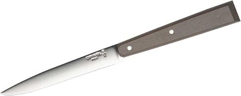 Opinel رقم 125 سكاكين طاولة، مجموعة مكونة من 4 قطع، سكاكين عشاء من الفولاذ عالي الكربون للحفلات أو الترفيه أو الاستخدام اليومي، مقابض شعاع قرن مطلية، صنع في فرنسا (الريف) in Kuwait