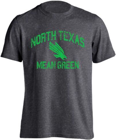 North Texas Mean Green Retro Distressed Short Sleeve T-Shirt in Saudi Arabia