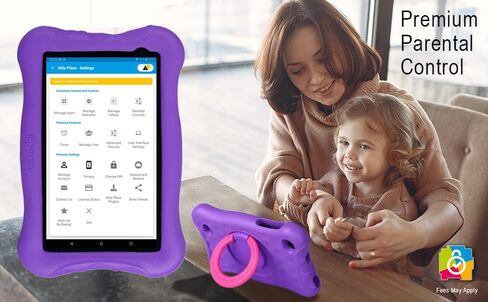 تابلت Contixo Kids V10+، 7 بوصات HD، للأعمار من 3 إلى 7 سنوات، تابلت للأطفال الصغار مع كاميرا، مراقبة أبوية، أندرويد 10، 16 جيجا، واي فاي، تابلت تعليمي للأطفال مع تطبيقات معتمدة من المعلمين وحقيبة مقاومة للأطفال، أرجواني in Kuwait