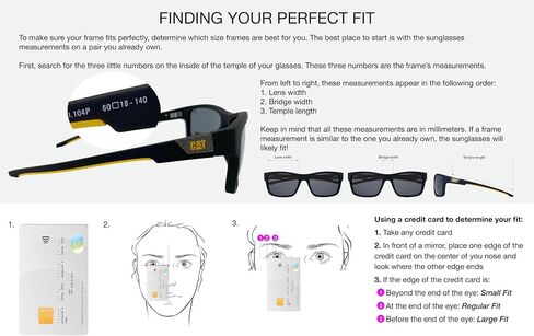 نظارات شمسية مستقطبة من كاتربيلر للرجال in Kuwait