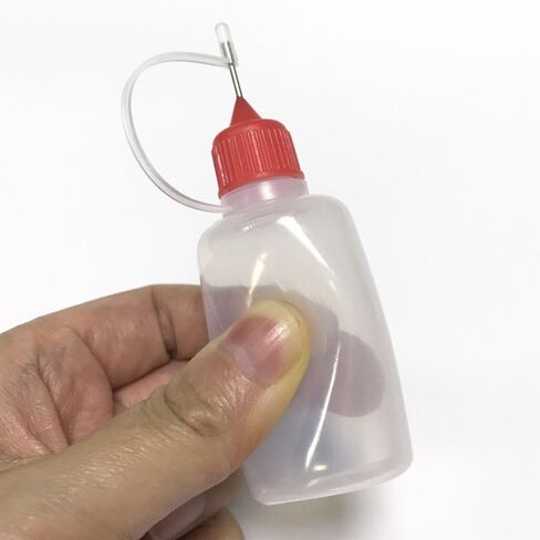 15 Pack 30ml Multi Color Caps Needle Bottle dropper bottle eliquid bottle liquid bottle squeeze bottle Steel Needle TIP Dropper Bottles in Kuwait