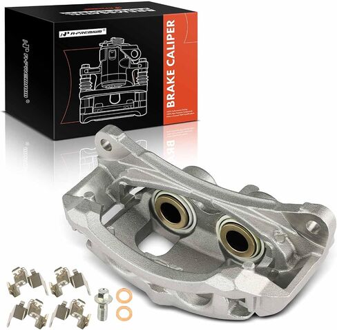 A-Premium Disc Brake Caliper Assembly with Bracket Compatible with Chevrolet Silverado 2500 HD 3500 HD 2020-2021 & GMC Sierra 2500 HD 3500 HD 2020-2021, 6.6L - Rear Right Passenger Side in Saudi Arabia
