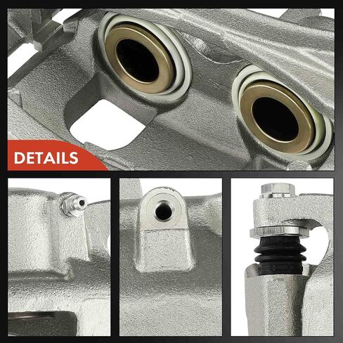 A-Premium Disc Brake Caliper Assembly with Bracket Compatible with Chevrolet Silverado 2500 HD 3500 HD 2020-2021 & GMC Sierra 2500 HD 3500 HD 2020-2021, 6.6L - Rear Right Passenger Side in Saudi Arabia