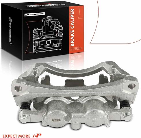 A-Premium Disc Brake Caliper Assembly with Bracket Compatible with Chevrolet Silverado 2500 HD 3500 HD 2020-2021 & GMC Sierra 2500 HD 3500 HD 2020-2021, 6.6L - Rear Right Passenger Side in Saudi Arabia